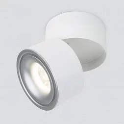 Накладной светодиодный светильник DLR031 15W 4200K 3100 белый матовый/серебро Elektrostandard a050525
