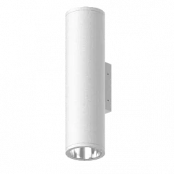 Светодиодный светильник "ВАРТОН" архитектурный Gutta Twin 2x10Вт 5000К IP67 линзованный 60 градусов RAL9003 белый