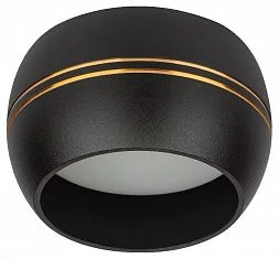 Встраиваемый светильник под лампу GX53 ЭРА  KL81 BK/GD черный/золото