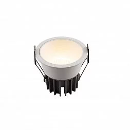 Встраиваемый светильник, IP 20, 12 Вт, LED 3000, белый, алюминий