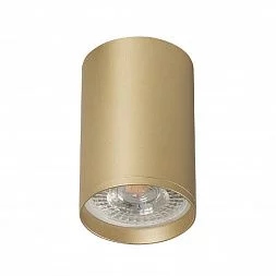 Накладной светильник, IP 20, 15 Вт, GU5.3, матовое золото, алюминий