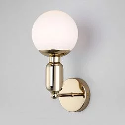 Настенный светильник со стеклянным плафоном Eurosvet золото 50251/1