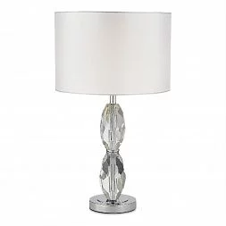 Прикроватная лампа ST-Luce Хром, Голубой/Белый E27 1*40W LINGOTTI SL1759.104.01
