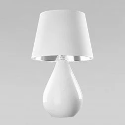 Настольная лампа с абажуром TK Lighting Lacrima White 5453
