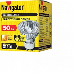 Лампа Navigator 94 208 JCDRC 50W GU10 230V 2000h (кратно 10 шт)