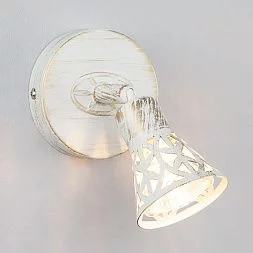 Настенный светильник Eurosvet белый с золотом 20027/1