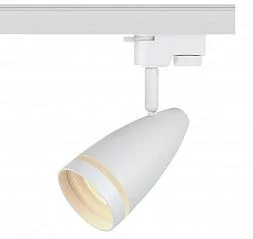 Трековый светильник однофазный ЭРА TR49 - GU10 WH под лампу GU10 матовый белый