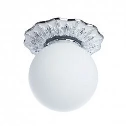 Точечный встраиваемый светильник Divinare PERLA Белый||Серебристый 5007/21 PL-1