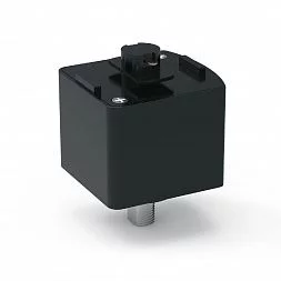 Адаптер для подключения  светильника к трековой системе, цвет черный