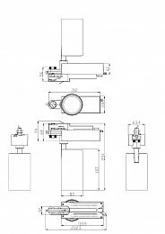 Трековый светильник трехфазный ЭРА SТR-30-36-30K-W30 узкий луч 3000K белый