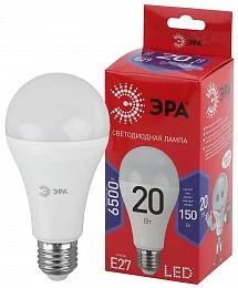 Лампочка светодиодная ЭРА RED LINE LED A65-20W-865-E27 R Е27 / Е27 20 Вт груша холодный дневной свет