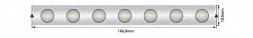 Лента светодиодная wall washer  5050, 42 LED/м, 6,2 Вт/м, 24В , IP67, Цвет: РГБ SWG-542-24-RGB15/60-67 SWG