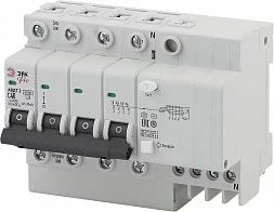 Автоматический выключатель дифференциального тока ЭРА PRO NO-902-146 АВДТ2 C40А 30мА 3P+N тип AC