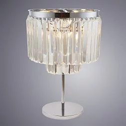 Декоративная настольная лампа Divinare NOVA Хром 3001/02 TL-4