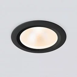 Встраиваемый светодиодный влагозащищенный светильник IP54 35128/U черный Elektrostandard a058922