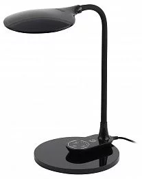 Настольный светильник ЭРА NLED-498-10W-BK светодиодный сo съемным основанием черный