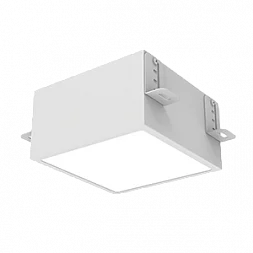 Светодиодный светильник VARTON DL-Grill для потолка Грильято 150х150 мм встраиваемый 18 Вт 4000 K 136х136х75 мм IP54 RAL9003 белый муар