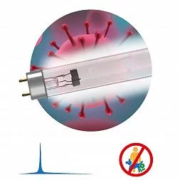 Бактерицидная ультрафиолетовая лампа ЭРА UV-С ДБ 15 Т8 G13 15 Вт Т8
