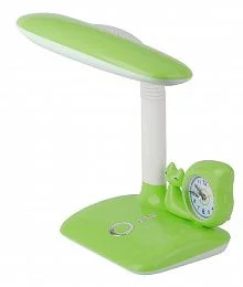 Настольный светильник ЭРА NLED-437-7W-GR светодиодный с часами зеленый