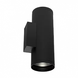 Светодиодный светильник VARTON архитектурный Gutta Twin 2x15 Вт 3000 К IP67 18 градусов RAL9005 черный
