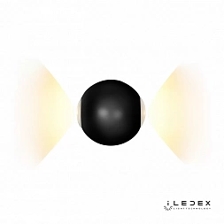Настенный светильник iLedex Rainbow ZD8168-6W BK