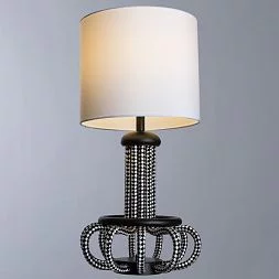 Декоративная настольная лампа Divinare DONNA Белый||Черный 2718/04 TL-1