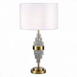 Прикроватная лампа ST-Luce Латунь/Белый E27 1*40W ONZO SL1002.304.01
