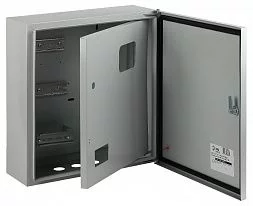 Корпус металлический навесной ЭРА SIMPLE ЩУ-3-1-1 2-х дверный (445х400х155) IP54 У2 серый