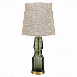 Прикроватная лампа ST-Luce Оливковый, Латунь/Серый E27 1*40W SAYA SL1005.904.01