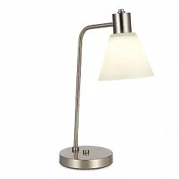 Прикроватная лампа Никель/Белый E27 1*60W ARKI SLE1561-104-01