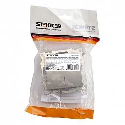 Выключатель STEKKER GLS10-7101-03