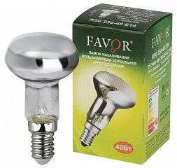 Лампочка Favor R50 40Вт E14 / Е14 230В рефлектор