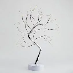 Светодиодная новогодняя фигура ЭРА ЕGNID - 36MC Дерево с самоцветами 36 microLED