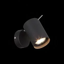 Спот ST-Luce Черный, Хром/Черный GU10 LED 1*3W Настенные светильники SL597.401.01