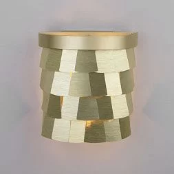 Настенный светильник с абажуром Bogate's шампань 317
