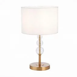 Прикроватная лампа Латунь, Прозрачный/Белый E14 1*40W RAMER SLE105714-01