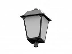 Светильник ландшафтный торшерного типа/ светильник-столбик/ световая тумба CLASSIC LED 70W OPL 827 RAL9005 1652000040