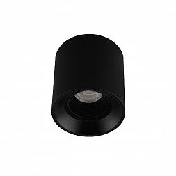 Светильник накладной IP 20, 10 Вт, GU5.3, LED, черный/черный, пластик