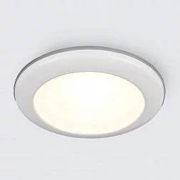 Влагозащищенный точечный светильник 1080 MR16 WH белый Elektrostandard a031492