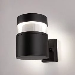 Уличный настенный светодиодный светильник IP54 1530 TECHNO LED  черный Elektrostandard a052244