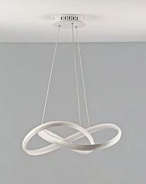 Светодиодная подвесная люстра с пультом Moderli V2790-PL Tiara LED 96W