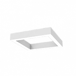 Светодиодный светильник VARTON Х-line квадратный подвесной 40 Вт 6500 К 575x575x100 мм RAL9003 белый муар с рассеивателем опал