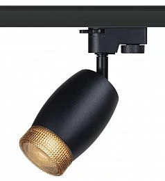 Трековый светильник однофазный ЭРА TR51 - GU10 BK под лампу GU10 матовый черный
