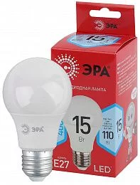 Лампочка светодиодная ЭРА RED LINE LED A60-15W-840-E27 R E27 / Е27 15 Вт груша нейтральный белый свет
