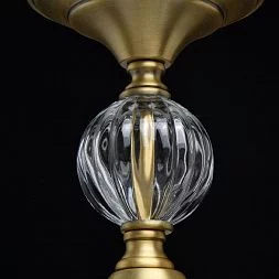 Потолочный светильник CHIARO Оделия бронзовый 619011305
