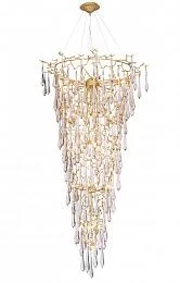 Люстра Crystal Lux REINA SP34 D1200 GOLD PEARL