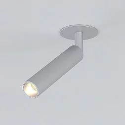Встраиваемый светодиодный светильник Diffe 25027/LED 5W 4200K серебро Elektrostandard a058213