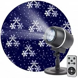 ENIOP-08 ЭРА Проектор LED Снежный вальс, IP44, 220В (12/180)