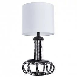 Декоративная настольная лампа Divinare DONNA Белый||Черный 2718/04 TL-1