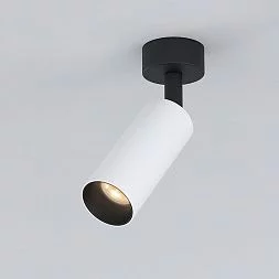 Накладной светодиодный светильник Diffe 85639/01 8W 4200K чёрный/белый Elektrostandard a058267